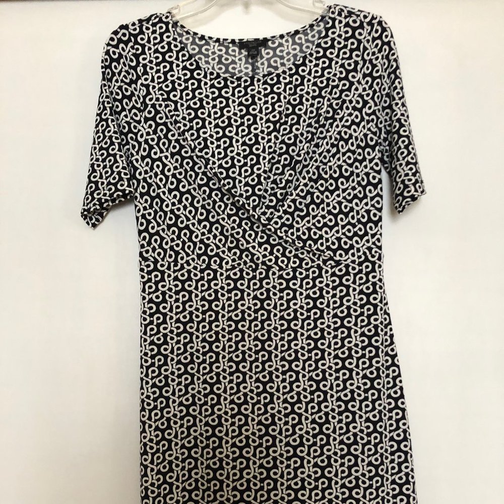 Ann Taylor Factory Petite Geo Twist Dress XSP NWT